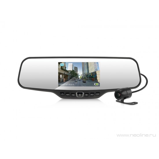 Registratorius veidrodyje ir galinio vaizdo kamera NEOLINE G-TECH X27