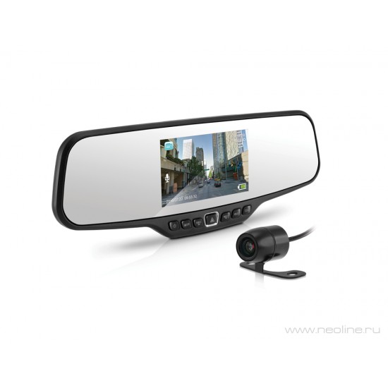 Registratorius veidrodyje ir galinio vaizdo kamera NEOLINE G-TECH X27